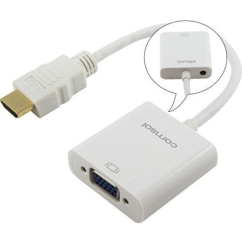 Адаптер-конвертер HDMI→VGA з аудіовиходом (Audio)