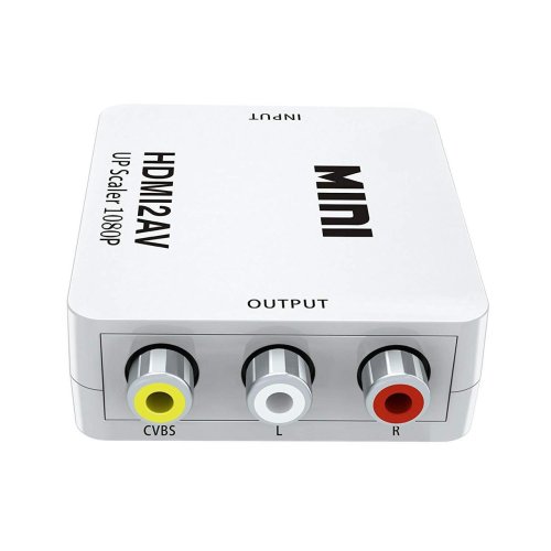 Конвертер HDMI в AV/RCA (тюльпани) — перехідник-адаптер для ТВ і приставок