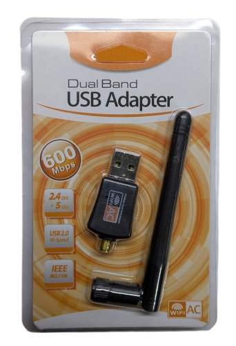 USB Wi‑Fi адаптер AC600 (мережева карта), швидкий бездротовий інтернет для ПК/ноутбука