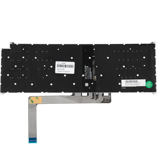 Клавіатура для ноутбука Acer SFG16-71 (RU), чорна, без рамки, з підсвіткою клавіш