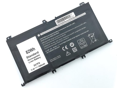 Акумулятор для ноутбука Dell 357F9 Inspiron 15 5578/5579/N5579/7559/7557/7567/7566/5576/5577, G5 5587 P57F/P65F 11.4V 7200mAh