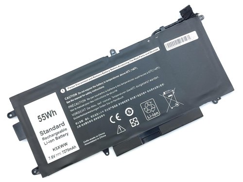 Акумулятор для Dell Latitude 12 5285/5289/7389/7390 K5XWW (71TG4/725KY/CFX97/0N18GG) 7.6V 7270mAh 55Wh