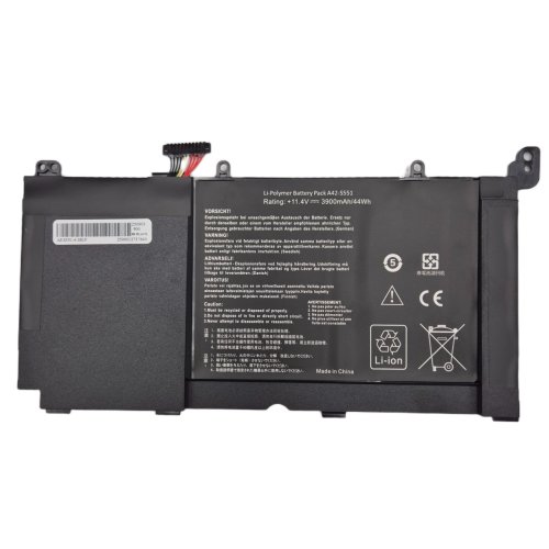 Акумулятор A42-S551 для ASUS S551/S551LB/S551LA/R553L/R553LN/R553LF/K551LN/V551L/V551LA 11.1V 3900mAh 43Wh (B31N1336)