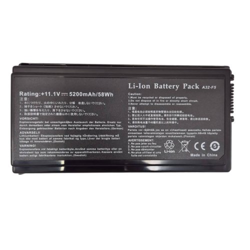 Акумулятор для ноутбука ASUS A32-F5 (F5C/F5RI/F5V/X58le/X59s/X59sl/X59sr/X50GL/X50R/X50RL) 11.1V 5200mAh