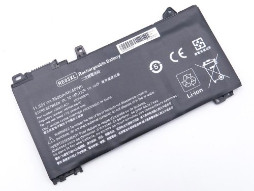 Акумулятор для ноутбука HP RE03XL (HSTNN-DB9N) ProBook 445/450/455/440/430 G6, 11.55V 3500mAh 40Wh