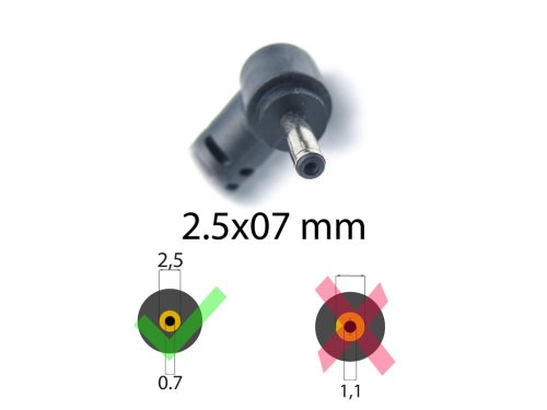 Оригінальний блок живлення ASUS 19V 2.1A 40W (2.5×0.7) для 2G/4G/701/8G/900AX/904HG/R011/R015/R051, без кабелю