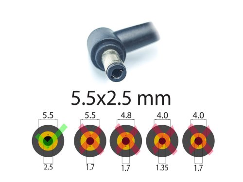 Оригінальний блок живлення ASUS X501LA/Q301LA/F555/F555LA/Q501/Q501LA 19V 2.37A 45W 5.5×2.5 квадратний з вилкою