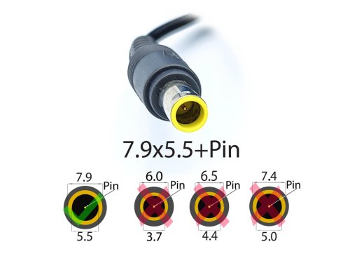 Оригінальний зарядний пристрій Lenovo 20V 4.5A 90W, штекер 7.9×5.5 з Pin