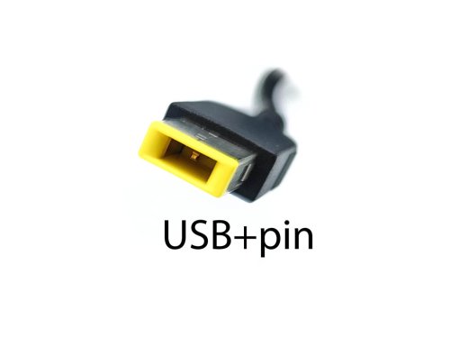 Оригінальний блок живлення для Lenovo Y700/Y70-70/Y40-70/T460P/Z710/Y700-15ISK/Y50-80 20V 6.75A 135W USB+pin жовтий прямокутний штекер