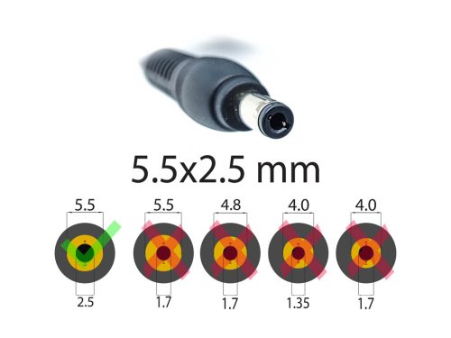 Оригінальний блок живлення для Toshiba A85, L20, L30 — 19V 3.42A 65W (5.5×2.5)