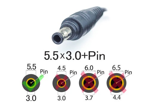 Оригінальний блок живлення Samsung R462/R463/R464/RC420/RC425/RF411/RV408/RV410/RV508/Q330/QX310 19V 3.16A 65W 5.5×3.0+pin