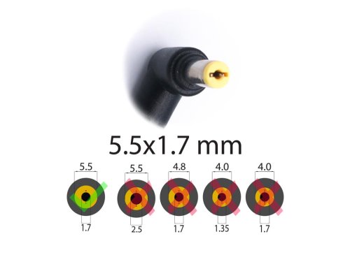 Блок живлення для Acer D150/D250/D255/D257/D260/D270 19V 2.15A 40W 5.5×1.7 без кабелю