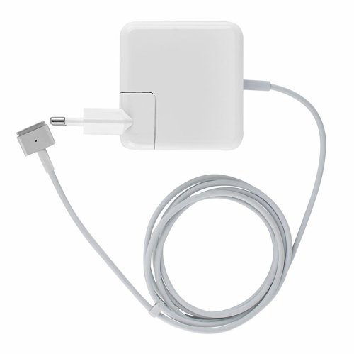Зарядний адаптер Apple MagSafe2 45W (14.85V/3.05A) білий, квадратний, євровилка, A1436, T‑роз’єм