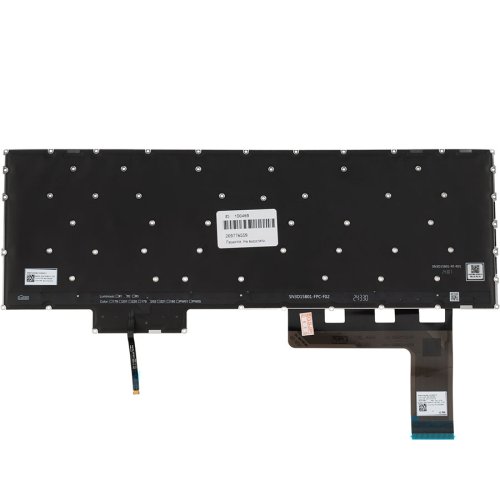 Клавіатура для ноутбука Lenovo Legion 5-15AHP10, укр, чорна, без рамки, RGB-підсвітка (Copilot)