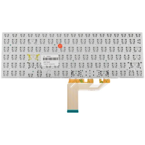 Клавіатура для ноутбука ASUS X513/X531 серії, рос. розкладка, срібляста, без рамки