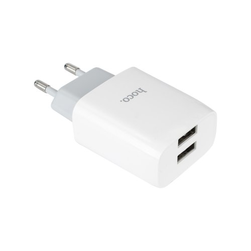 Зарядное устройство HOCO C73A Glorious, 2USB, 12W, White (6931474712912)